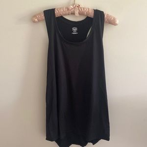 Athtletic Works Black Sleeveless Workout Tank Size Medium